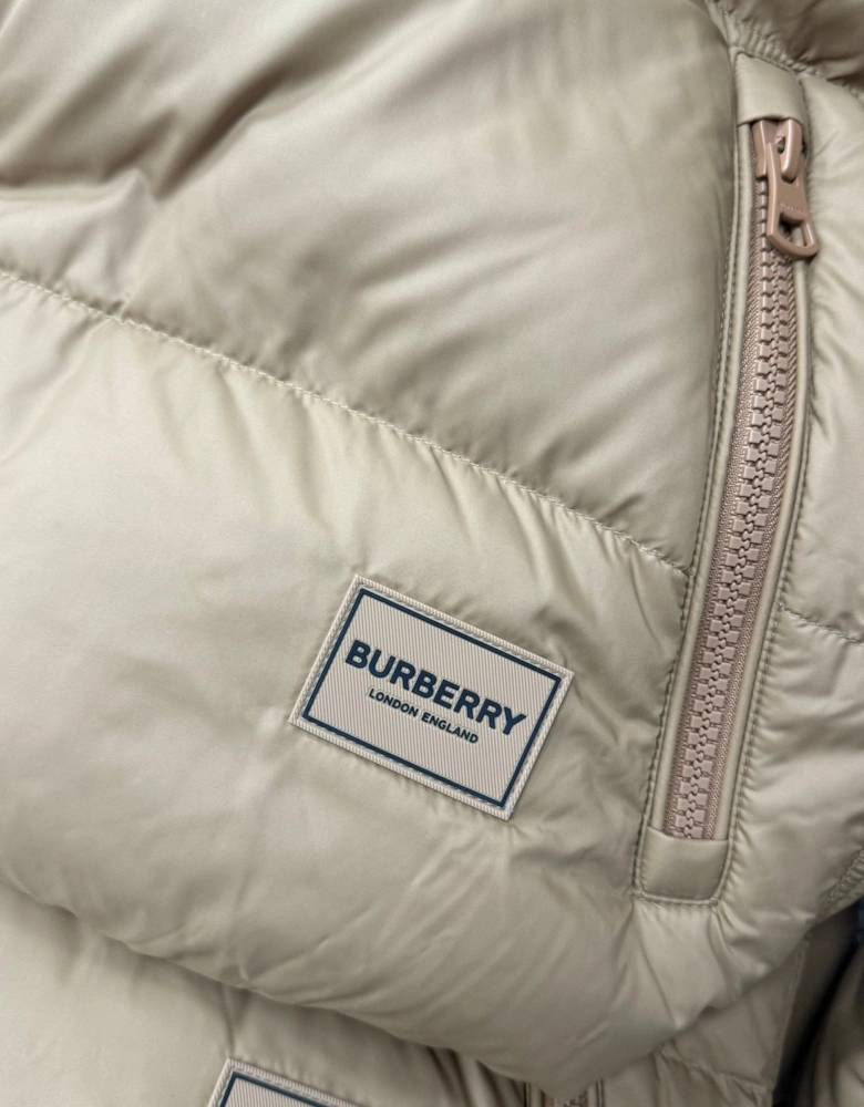 Halsby Down Puffer Jacket Beige