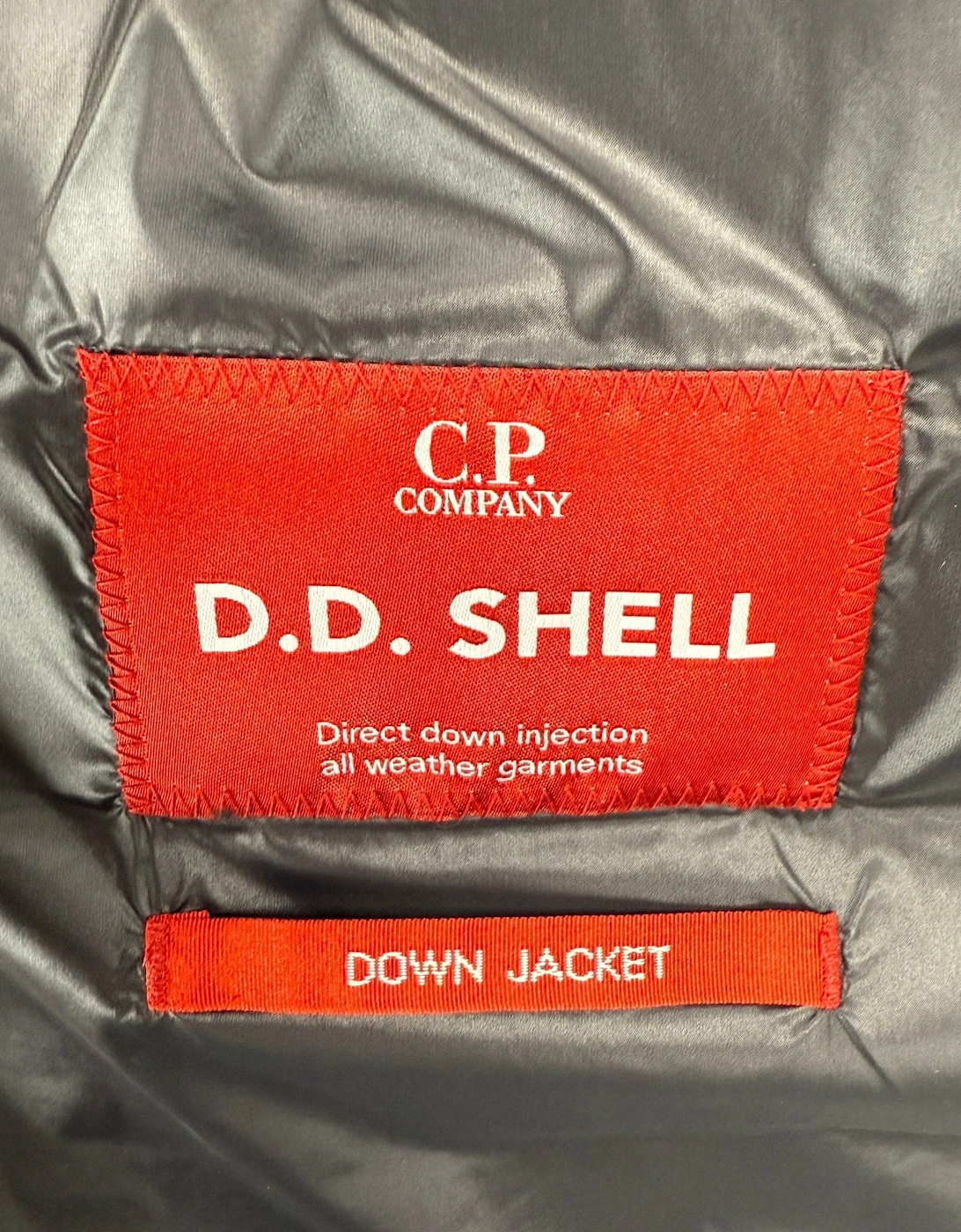 D.D. Padded Goggle Down Jacket Black