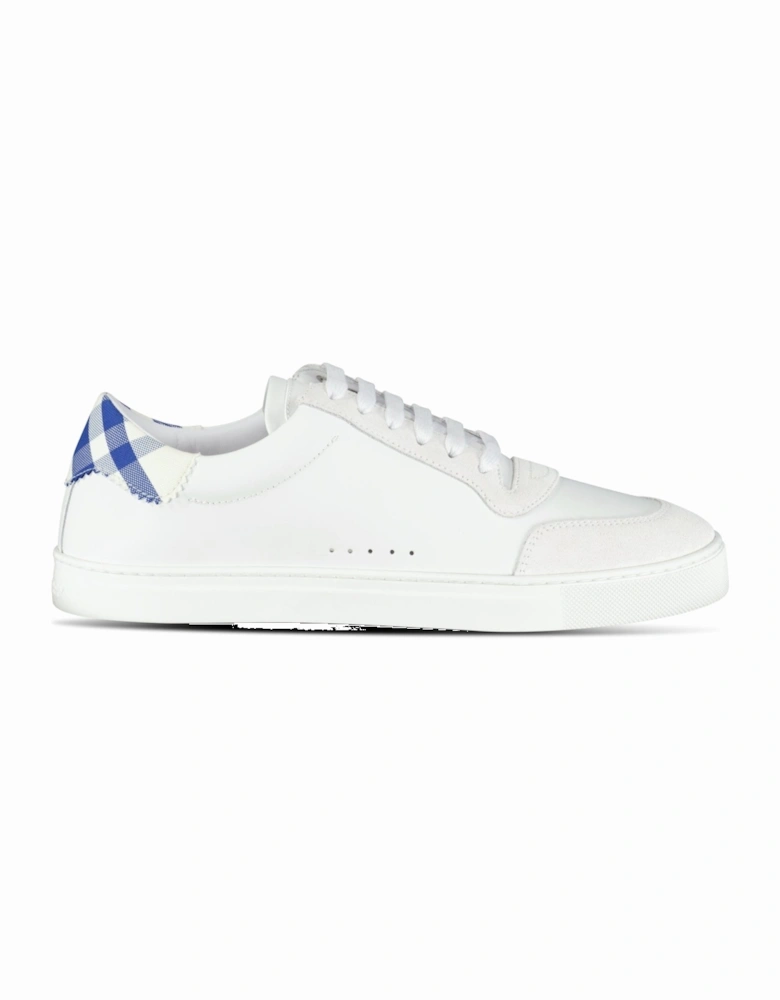 Robin Sneakers White & Blue Check