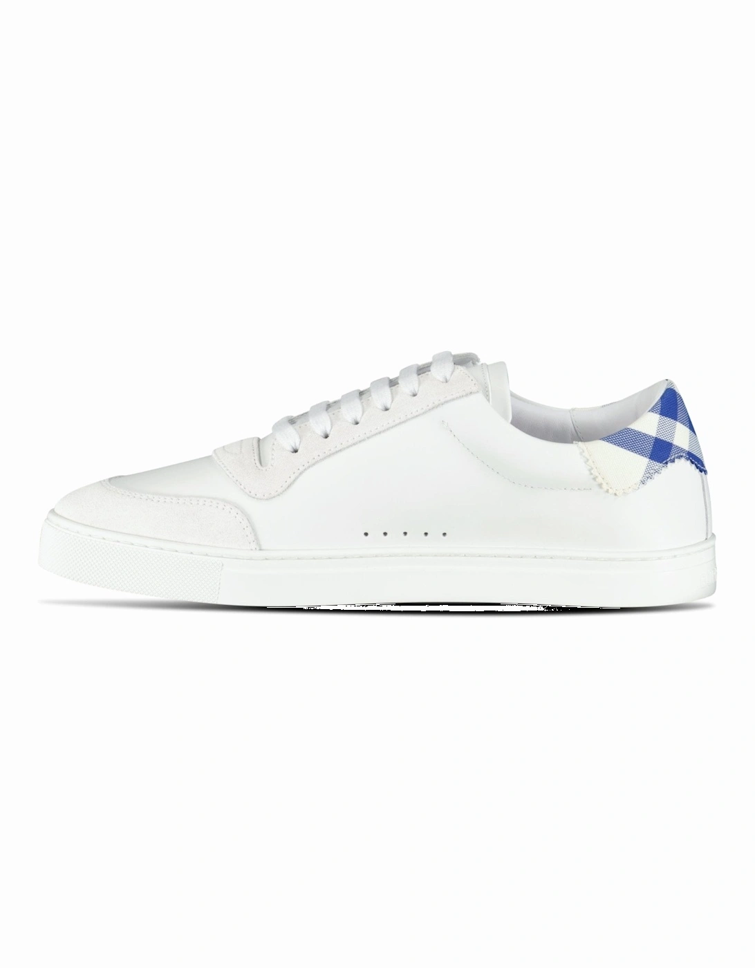 Robin Sneakers White & Blue Check