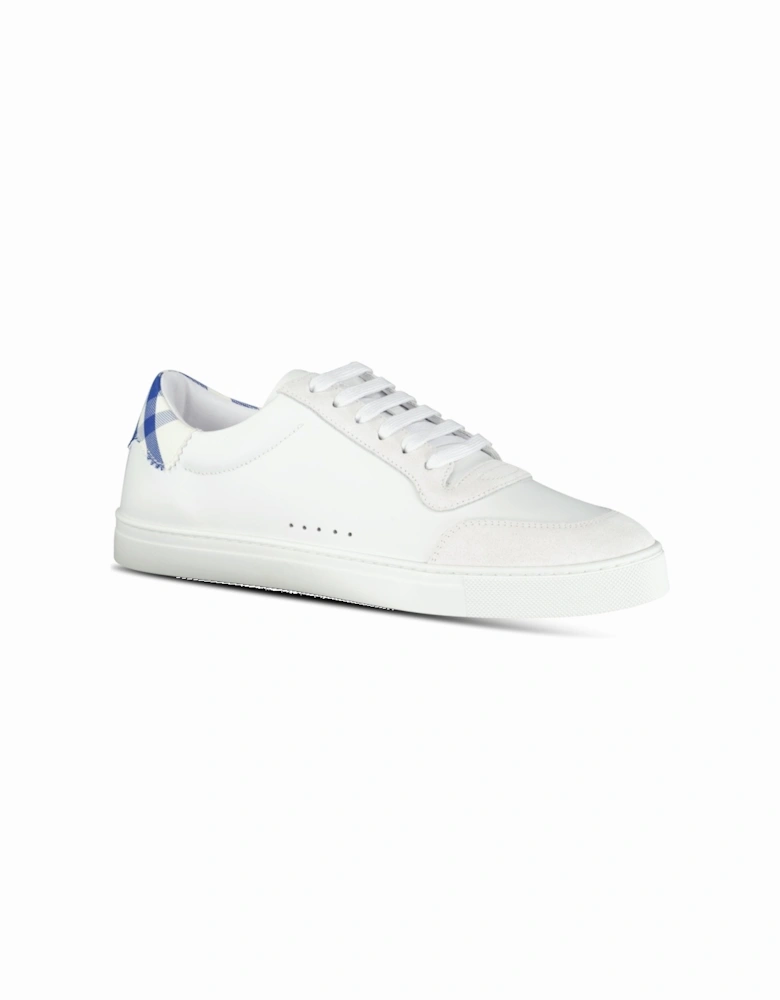 Robin Sneakers White & Blue Check