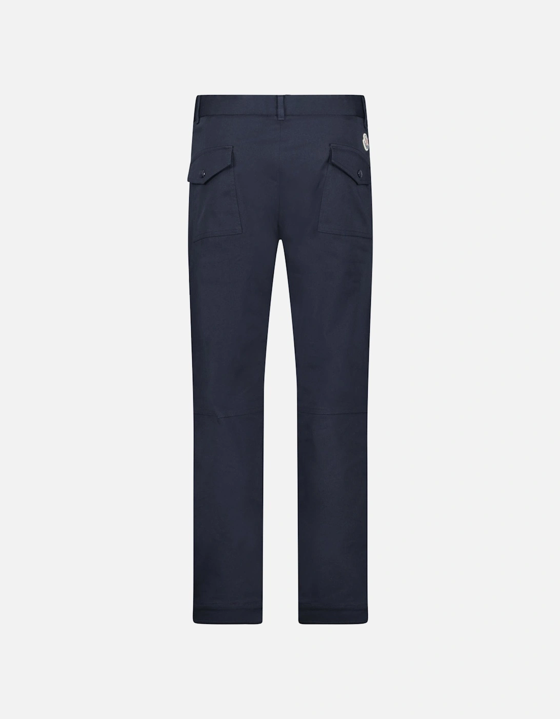 Belt Buckled Trousers Pants Navy