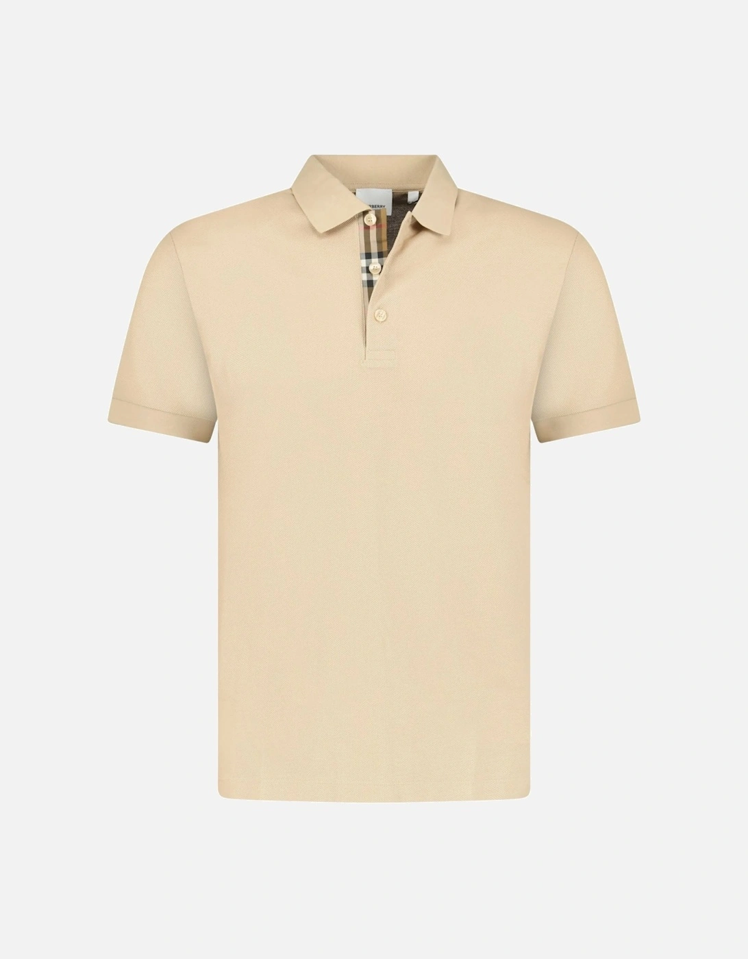 'Hartford' Check Placket Polo Beige, 3 of 2