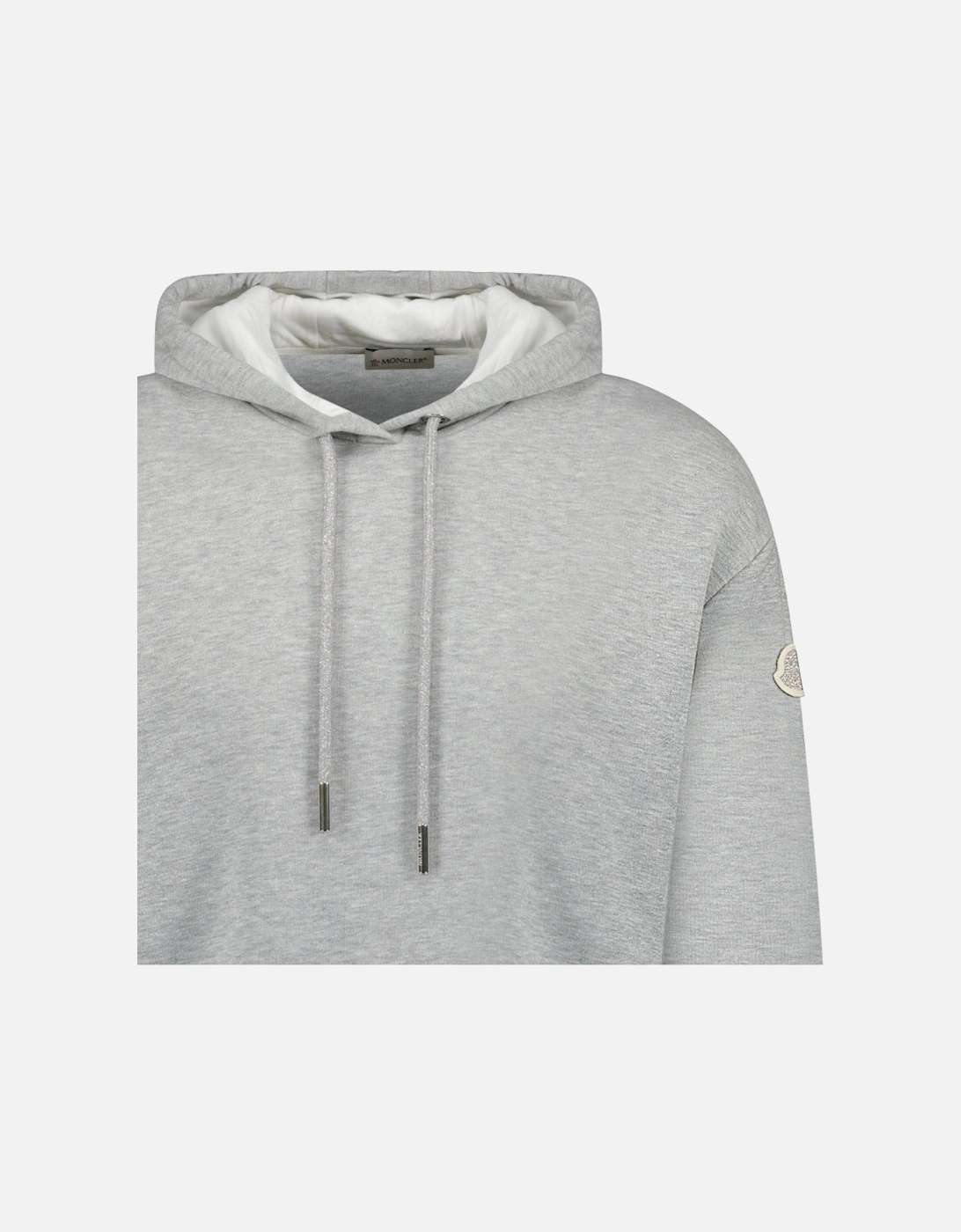 Logo Patch Hoodie in Grey