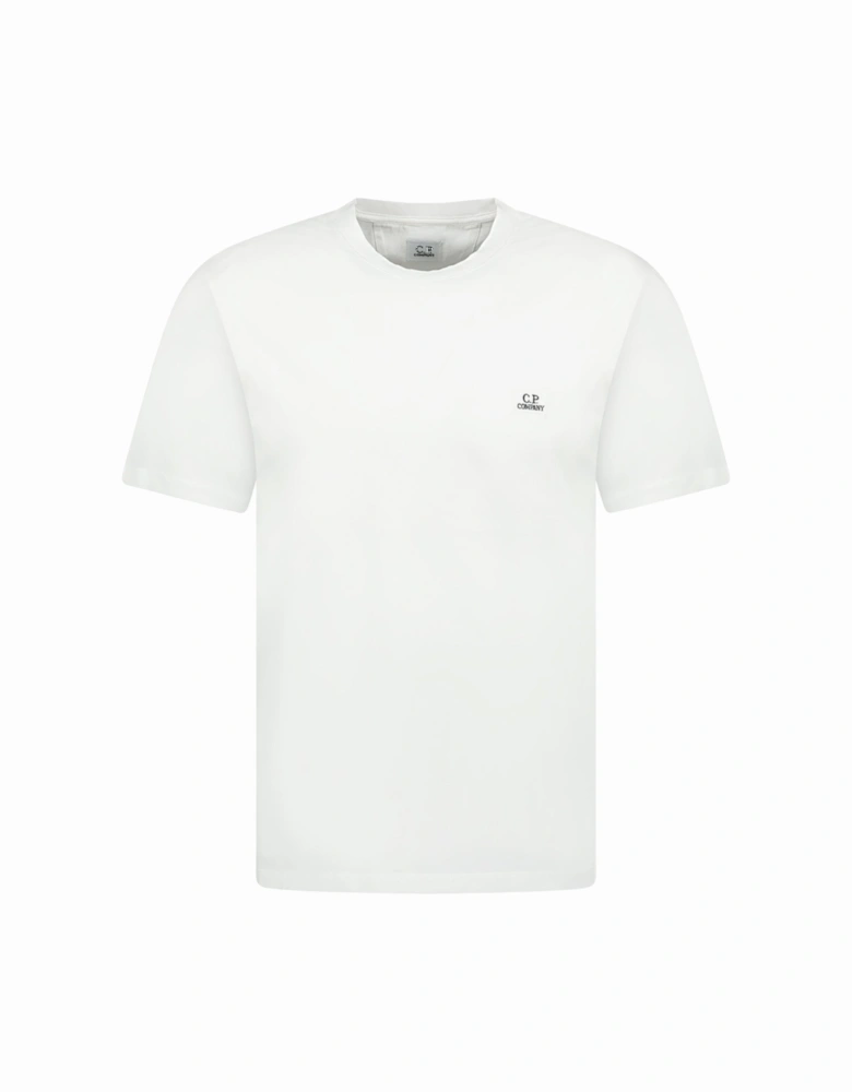 30/1 Stitch Logo T-Shirt White