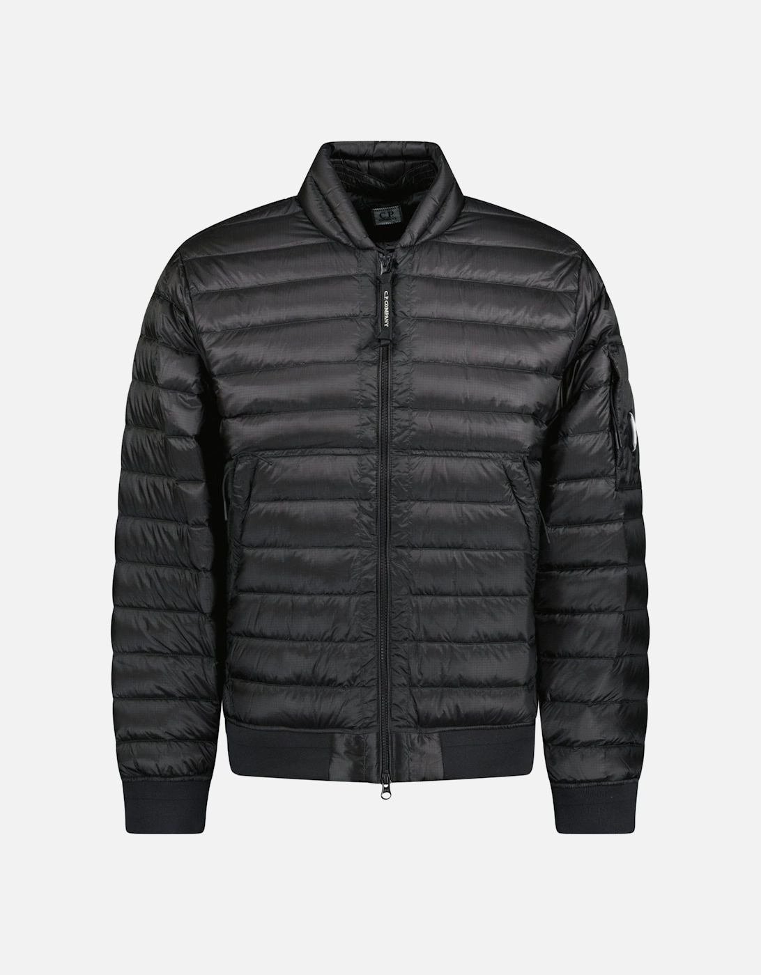 Men's CP Company Lens-Embellished D.D. Jacket in Black - Size: 40/Regular