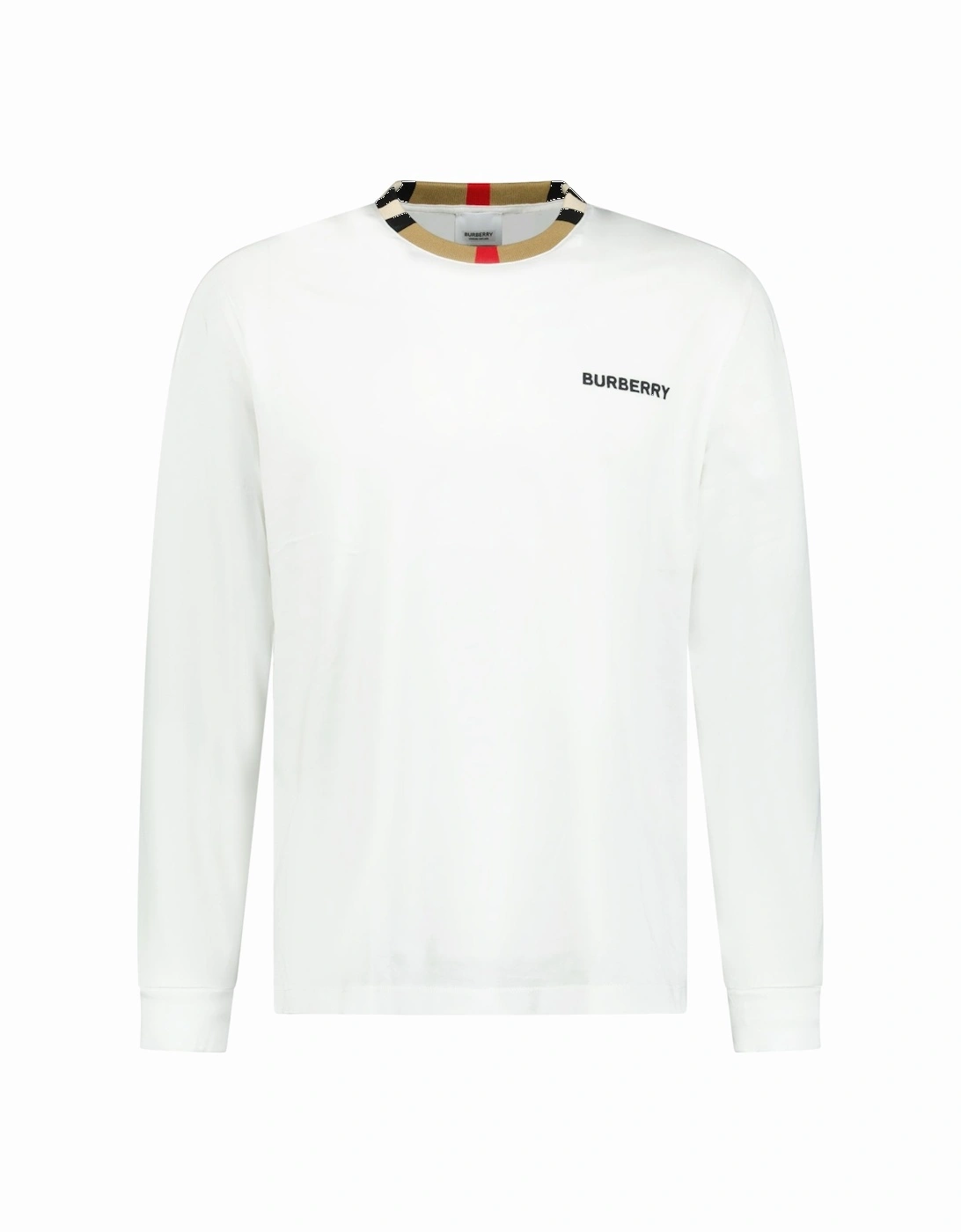 'Jayson' Check Long Sleeve T-Shirt White, 3 of 2