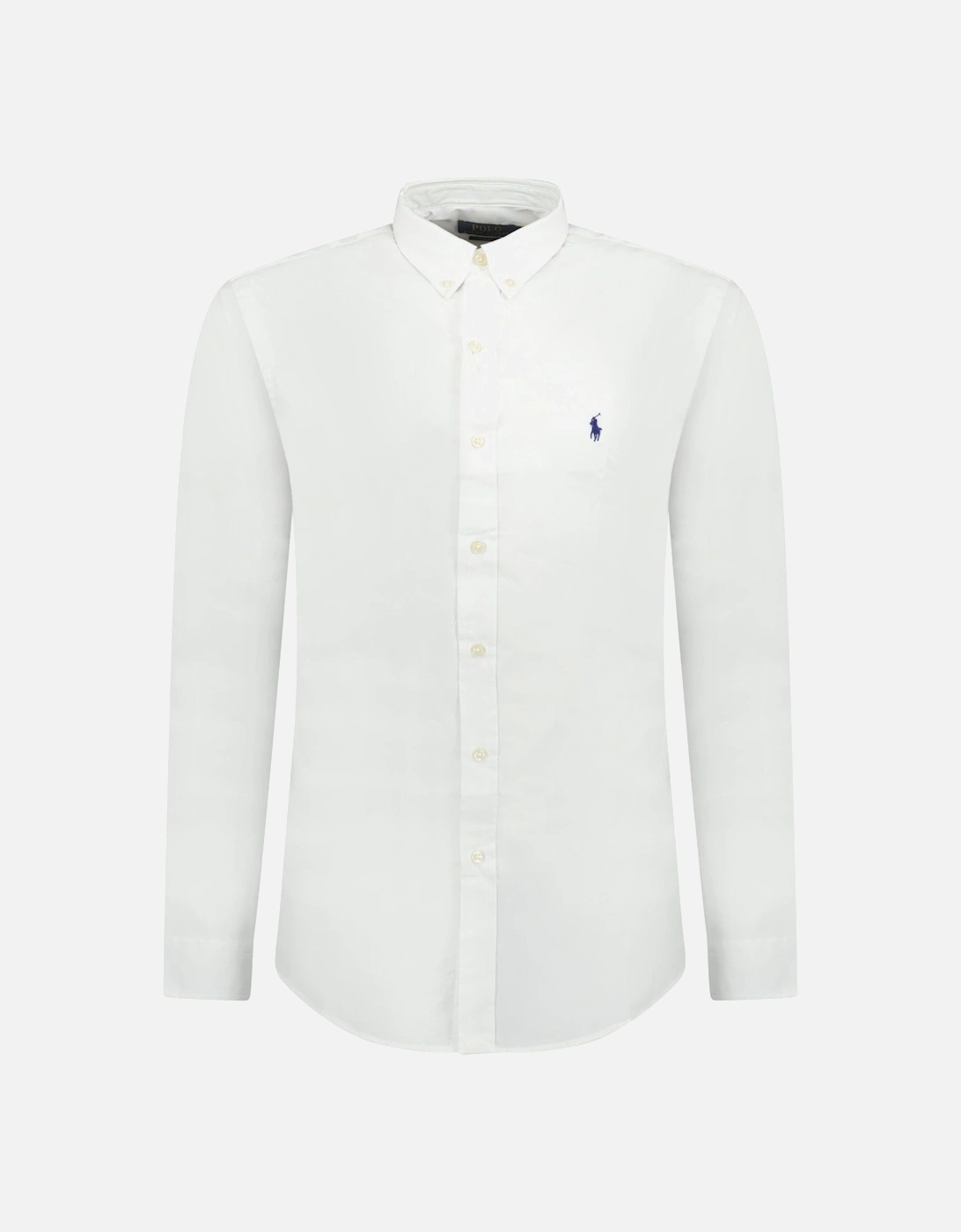 Slim Fit Stretch Oxford Shirt White, 3 of 2