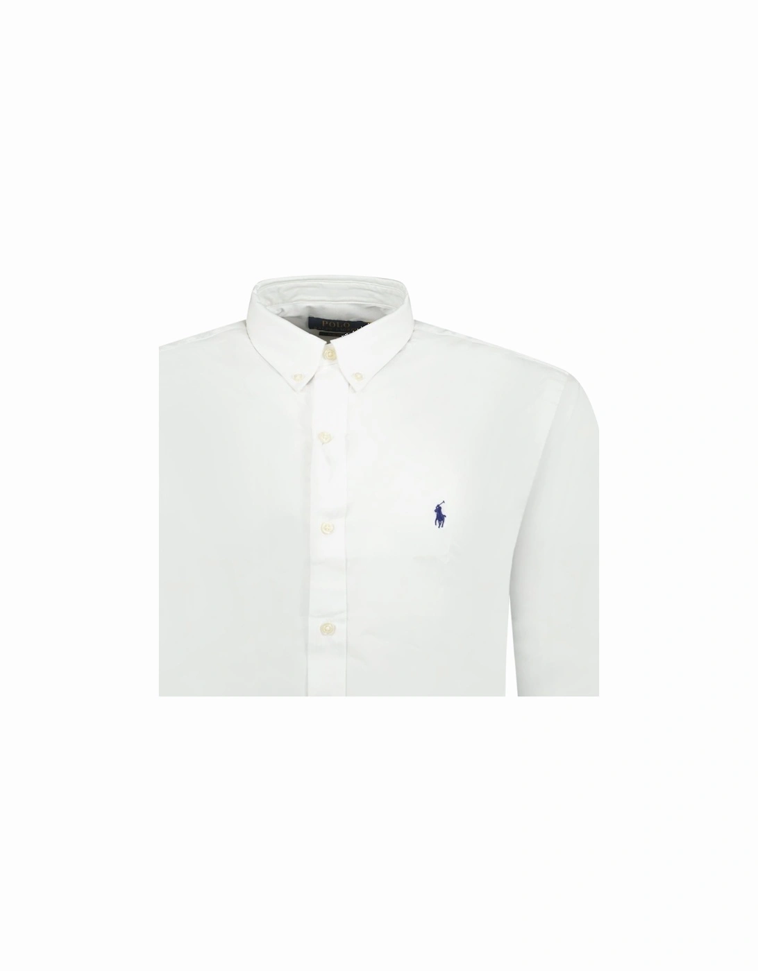 Slim Fit Stretch Oxford Shirt White