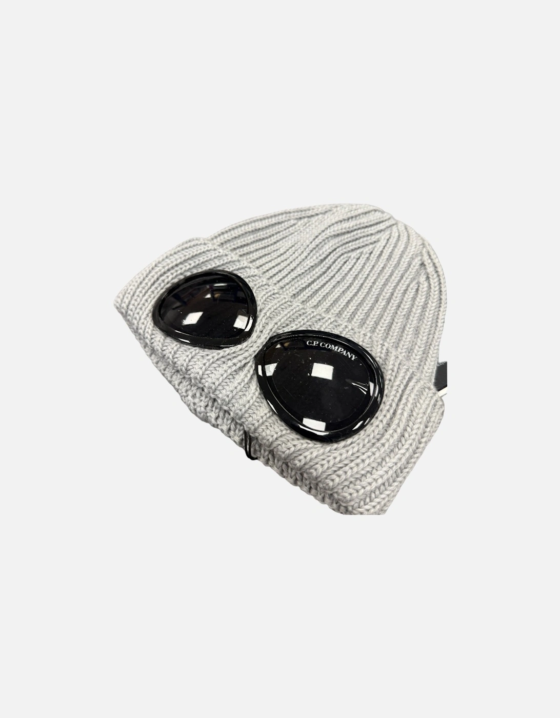 Wool Goggle Beanie Moon Grey