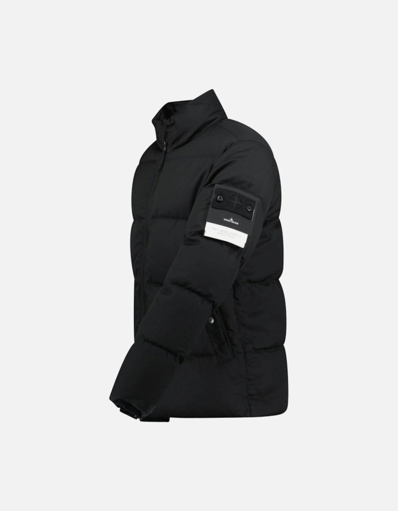 Ghost Wool Twill Down Jacket Black