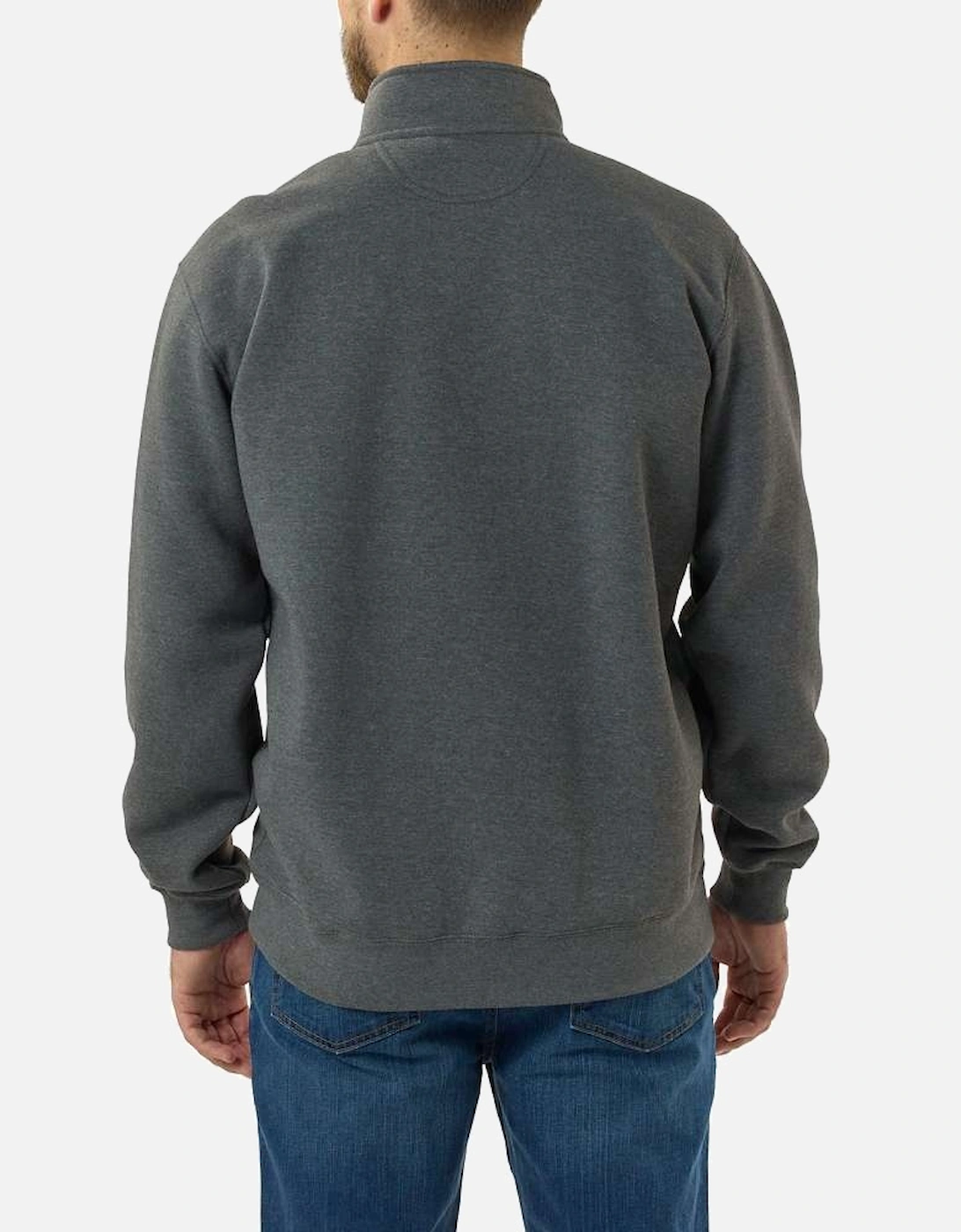 Carhartt Mens Quarter Zip Loose Fit Mock Neck Sweatshirt