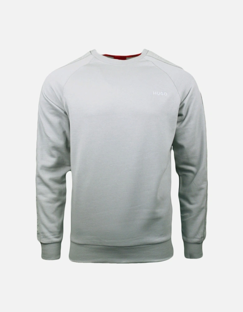 Cotton Terry Tonal Logo Sweatshirt, Light Grey