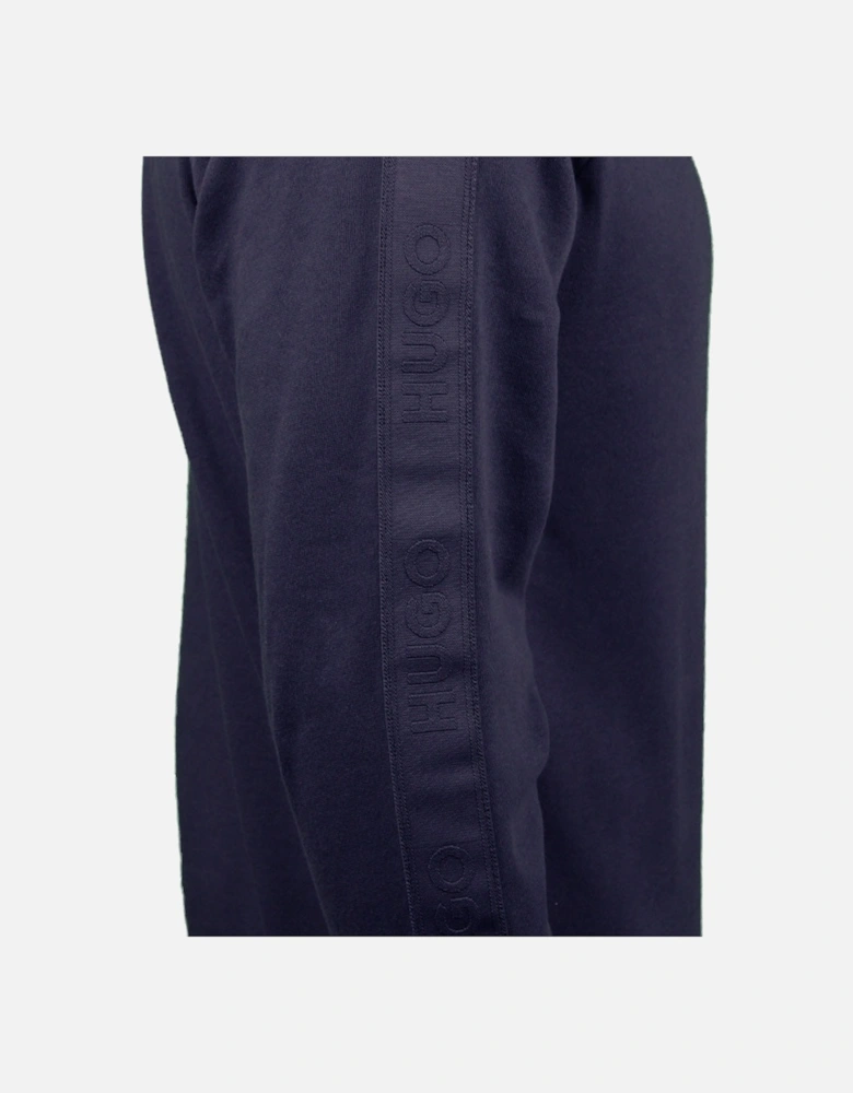 Cotton Terry Tonal Logo Sweatshirt, Dark Blue