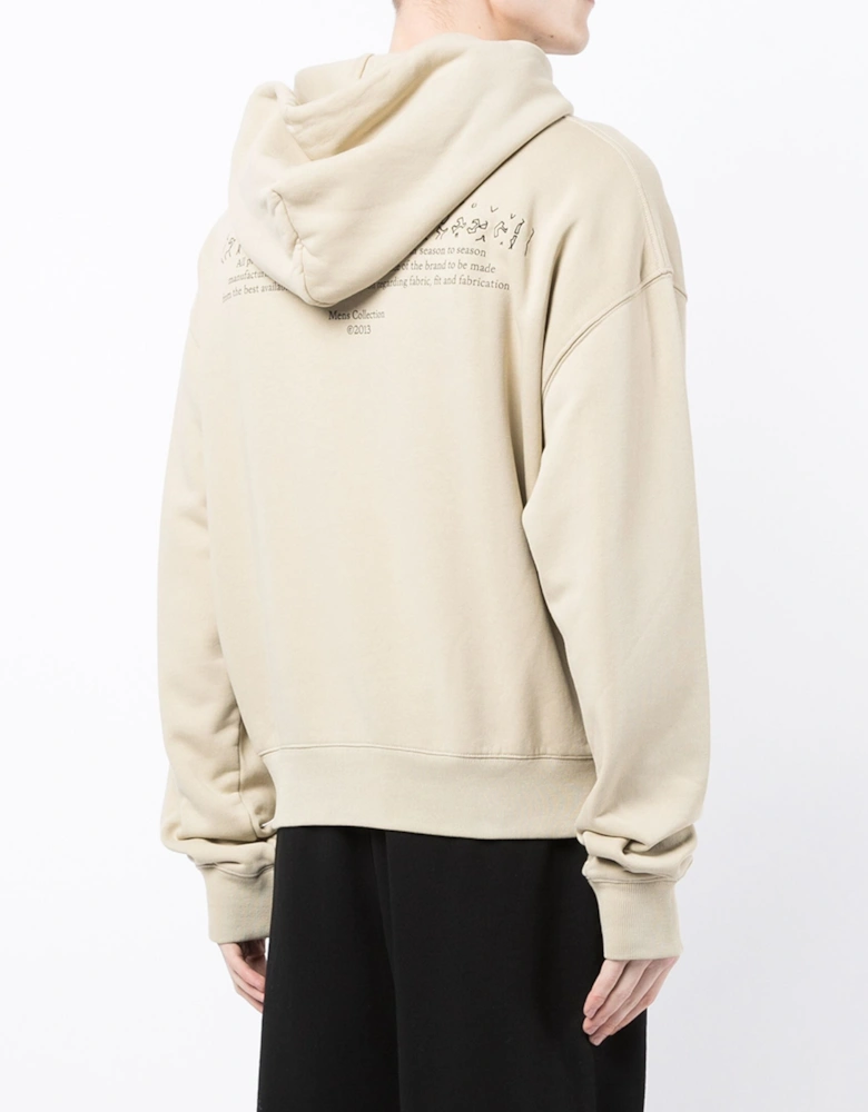 Figure of Speech Over Hoodie in Beige