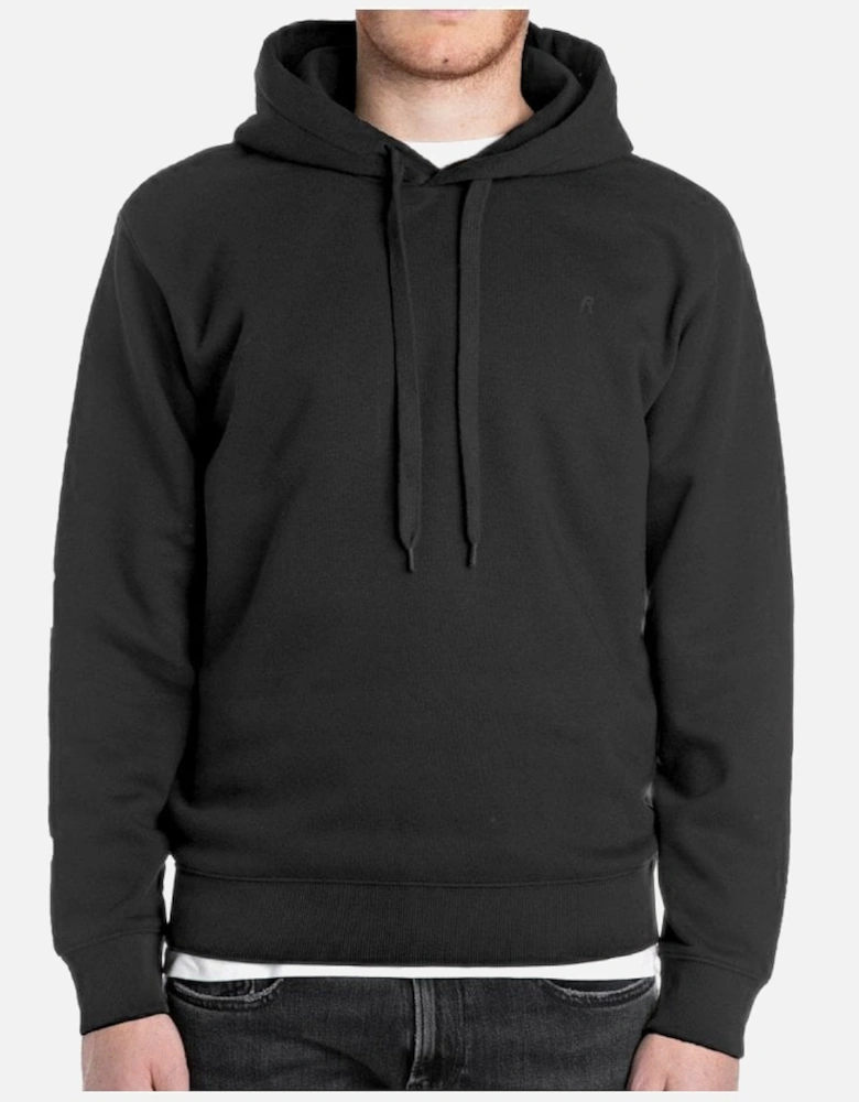 Regular Fit Overhead Hoodie Black