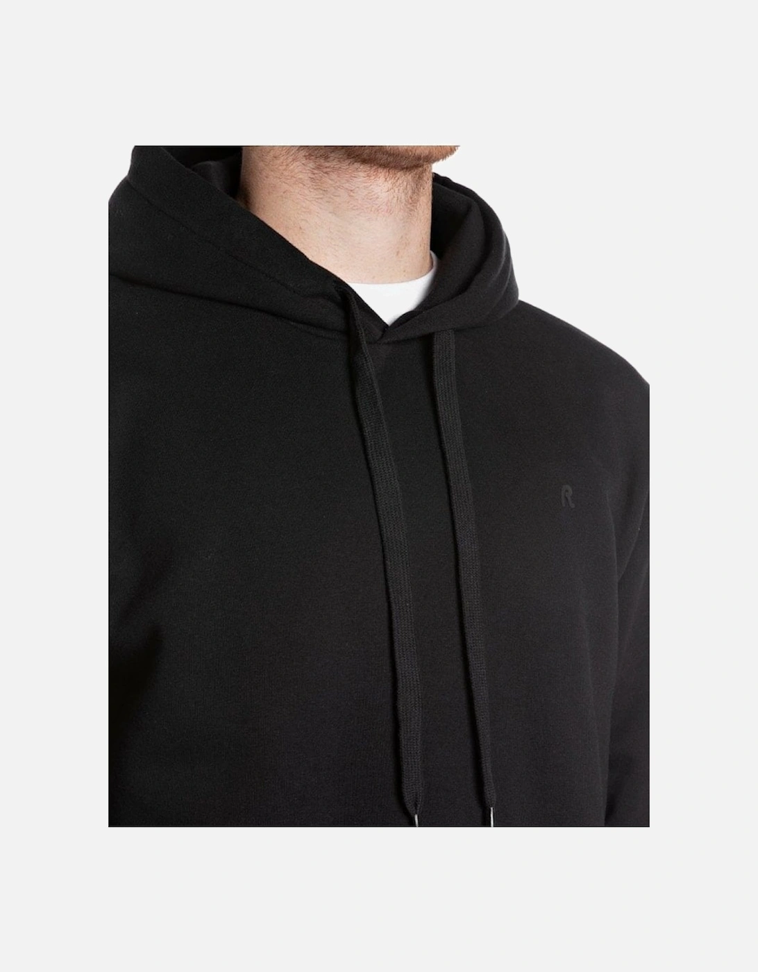 Regular Fit Overhead Hoodie Black