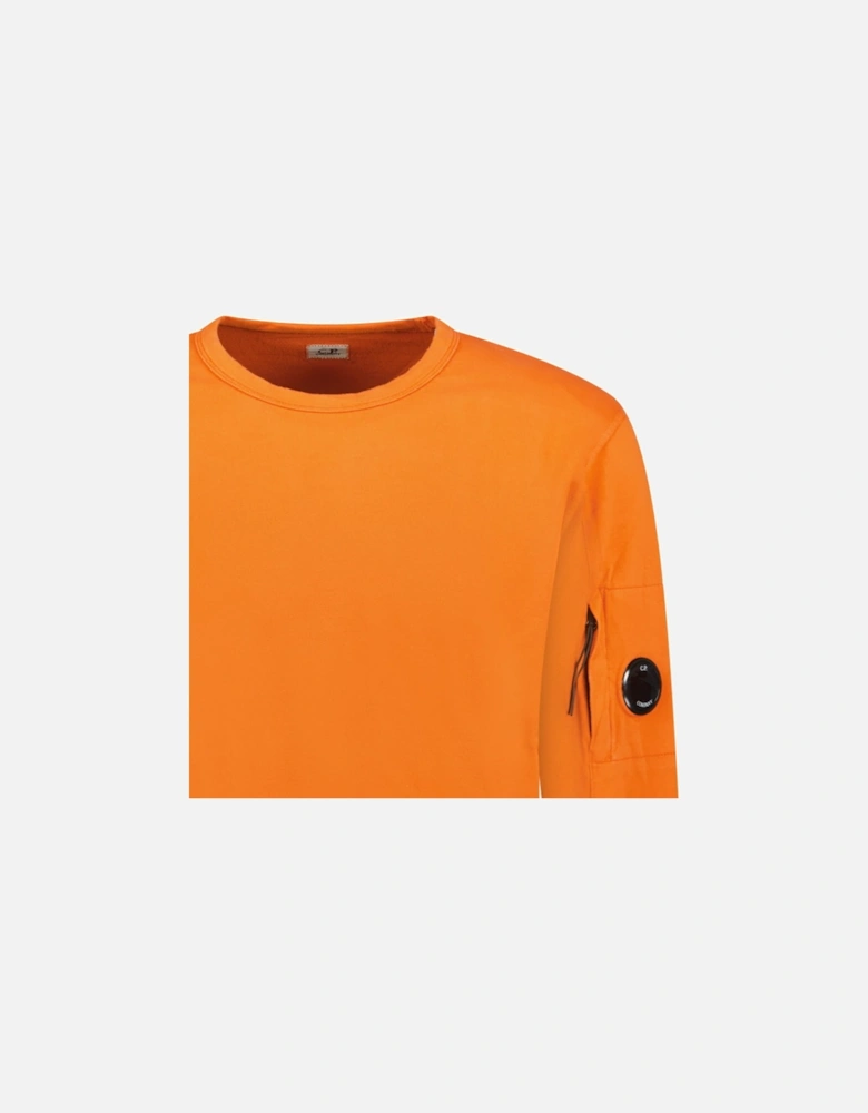 Lens Light Fleece Sweatshirt Orange