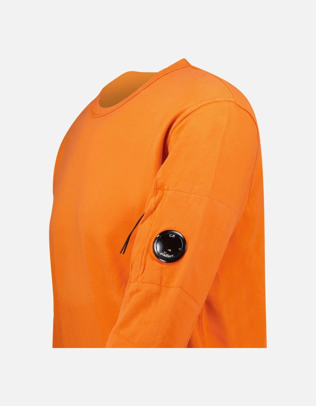 Lens Light Fleece Sweatshirt Orange