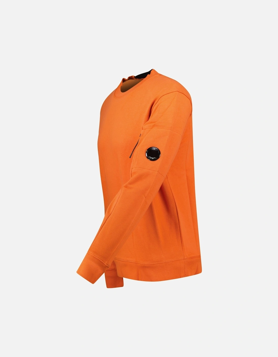 Arm Lens Diagonal Sweatshirt Orange