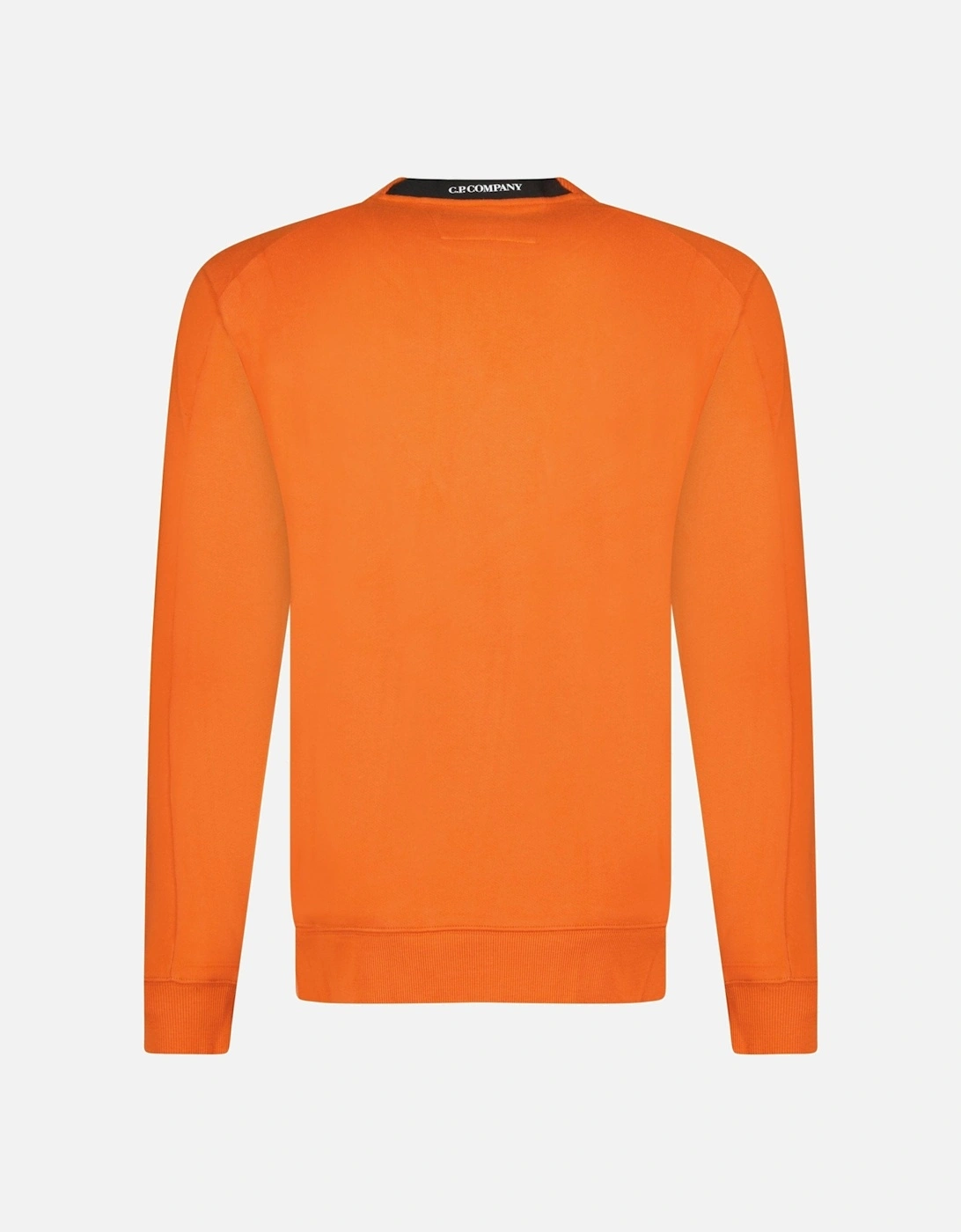 Arm Lens Diagonal Sweatshirt Orange