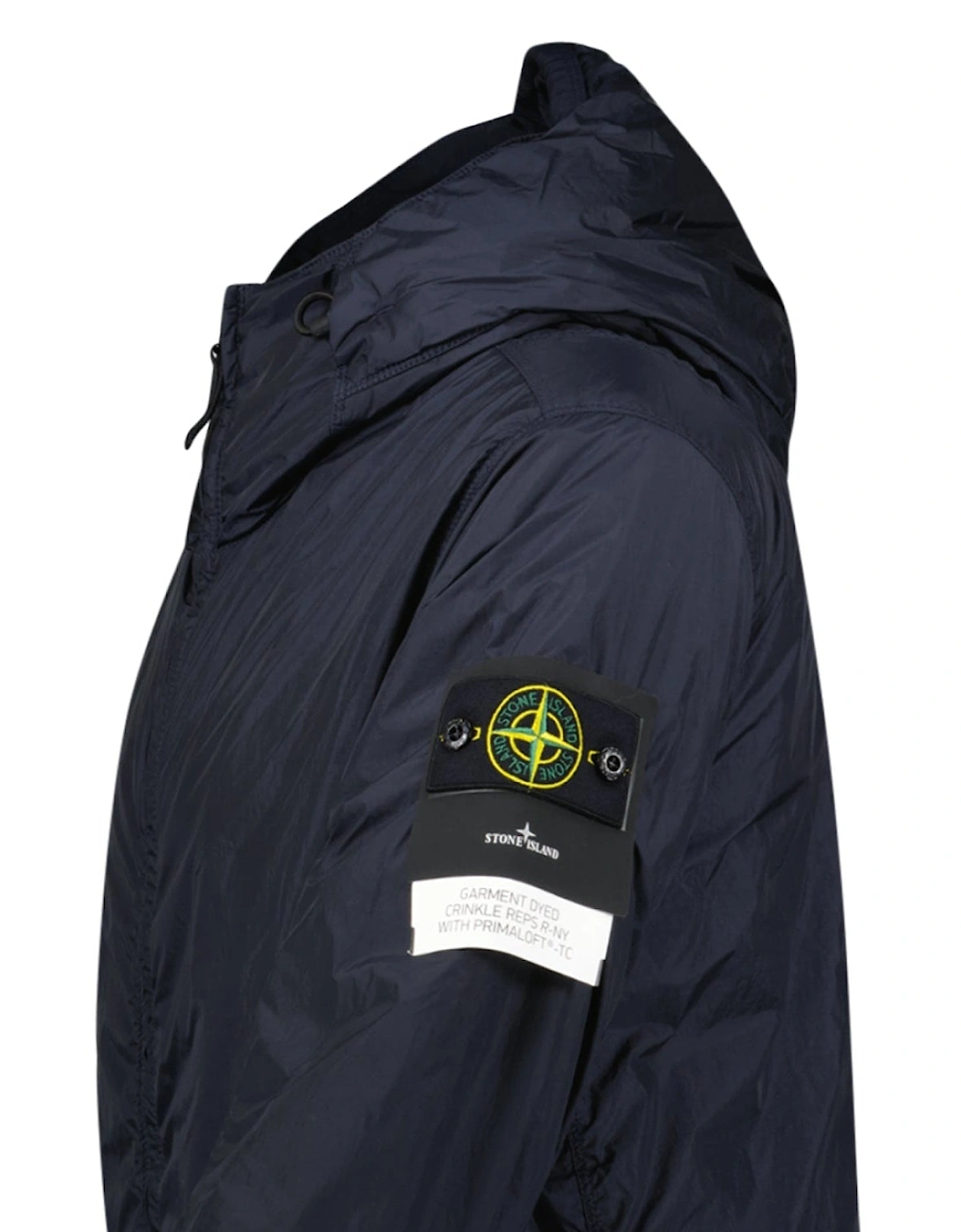 Crinkle Reps Hooded Primaloft-TC Jacket in navy