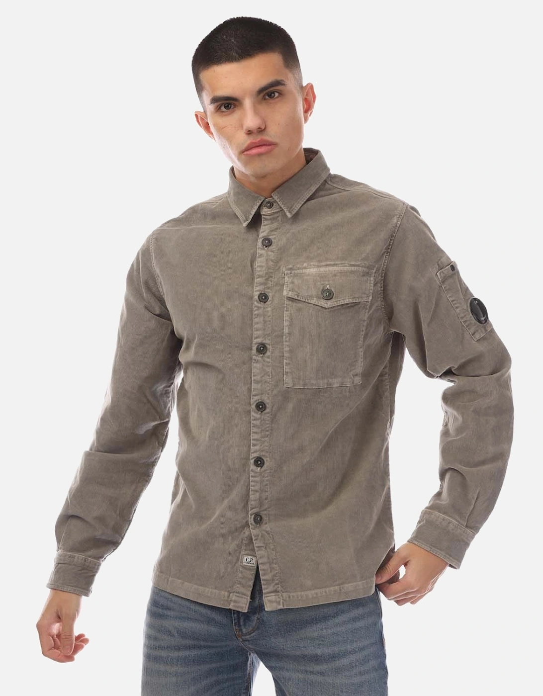 Corduroy Lens Buttoned Shirt, 5 of 4