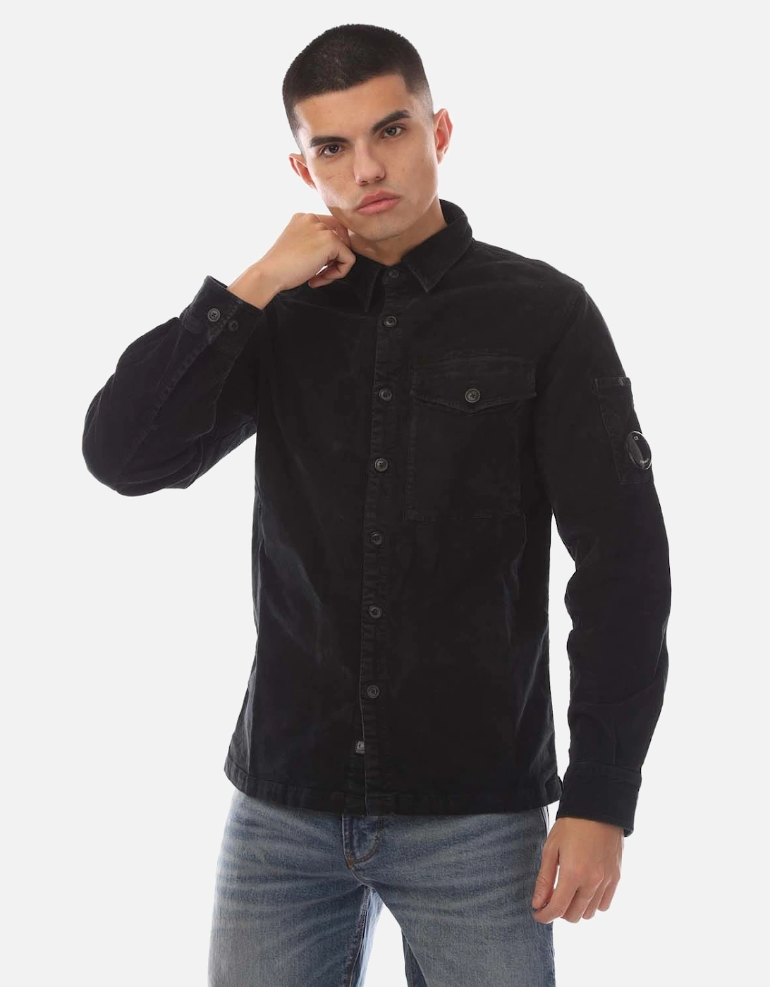 Corduroy Lens Buttoned Shirt, 4 of 3