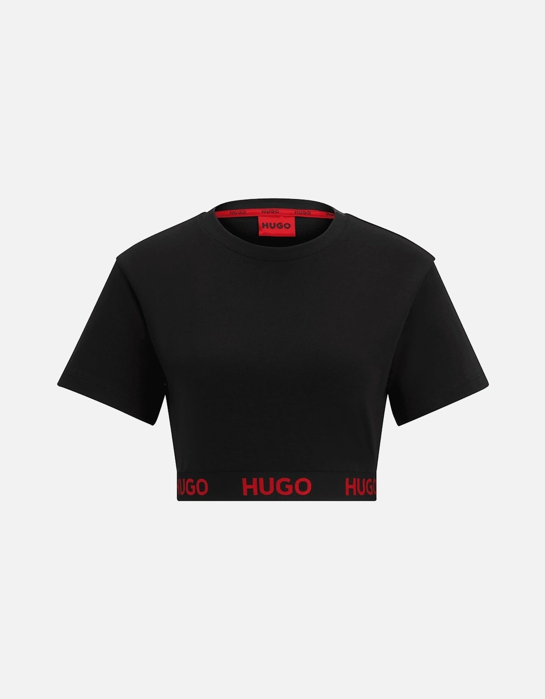 Logo Waistband Cropped T-Shirt, 6 of 5