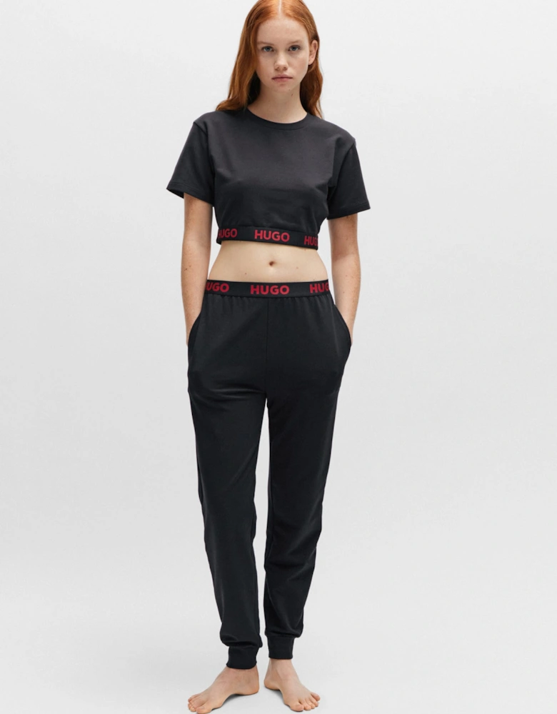 Logo Waistband Cropped T-Shirt