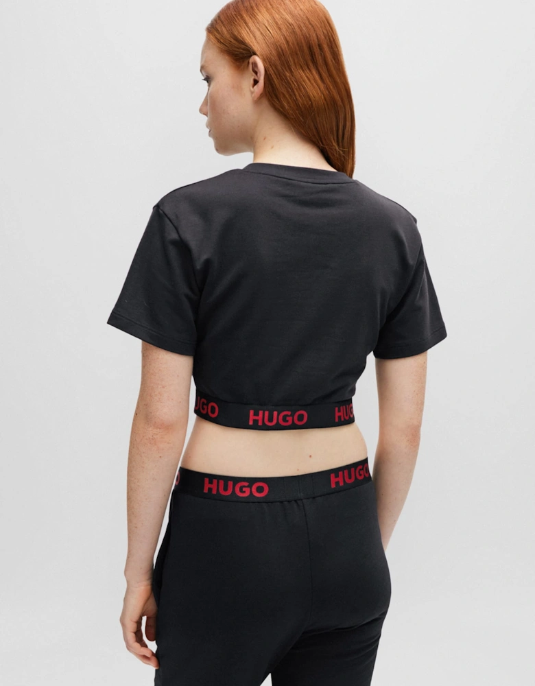 Logo Waistband Cropped T-Shirt