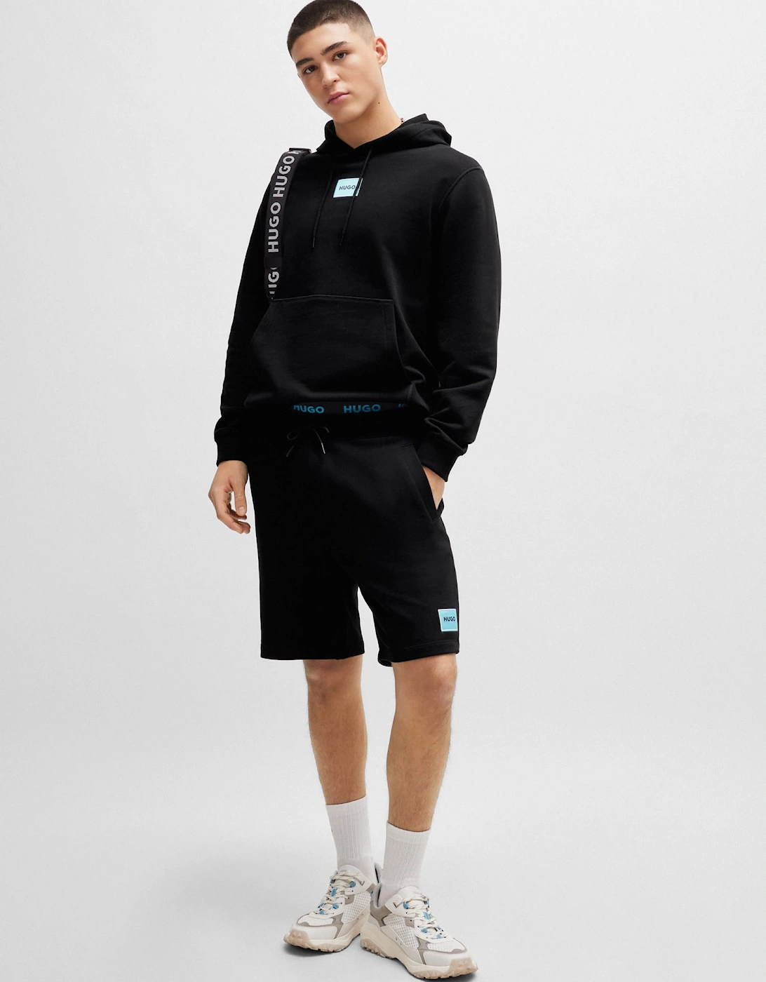 Logo Label Regular Fit Shorts