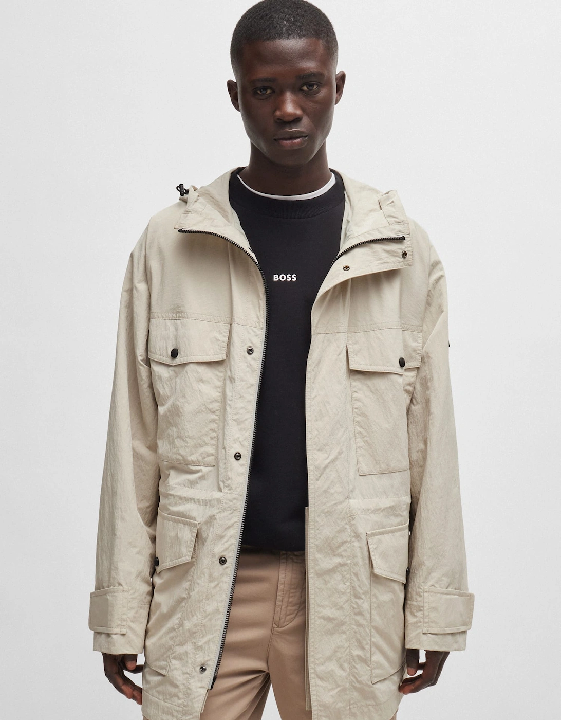 Water Repellent Parka Jacket