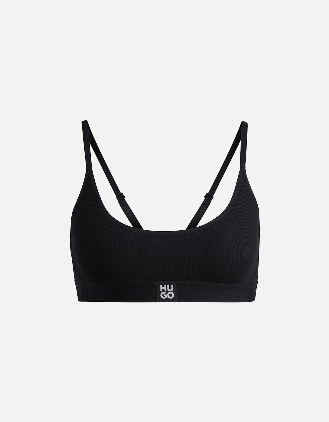 Stretch-Modal Bralette with Logo Band, 6 of 5