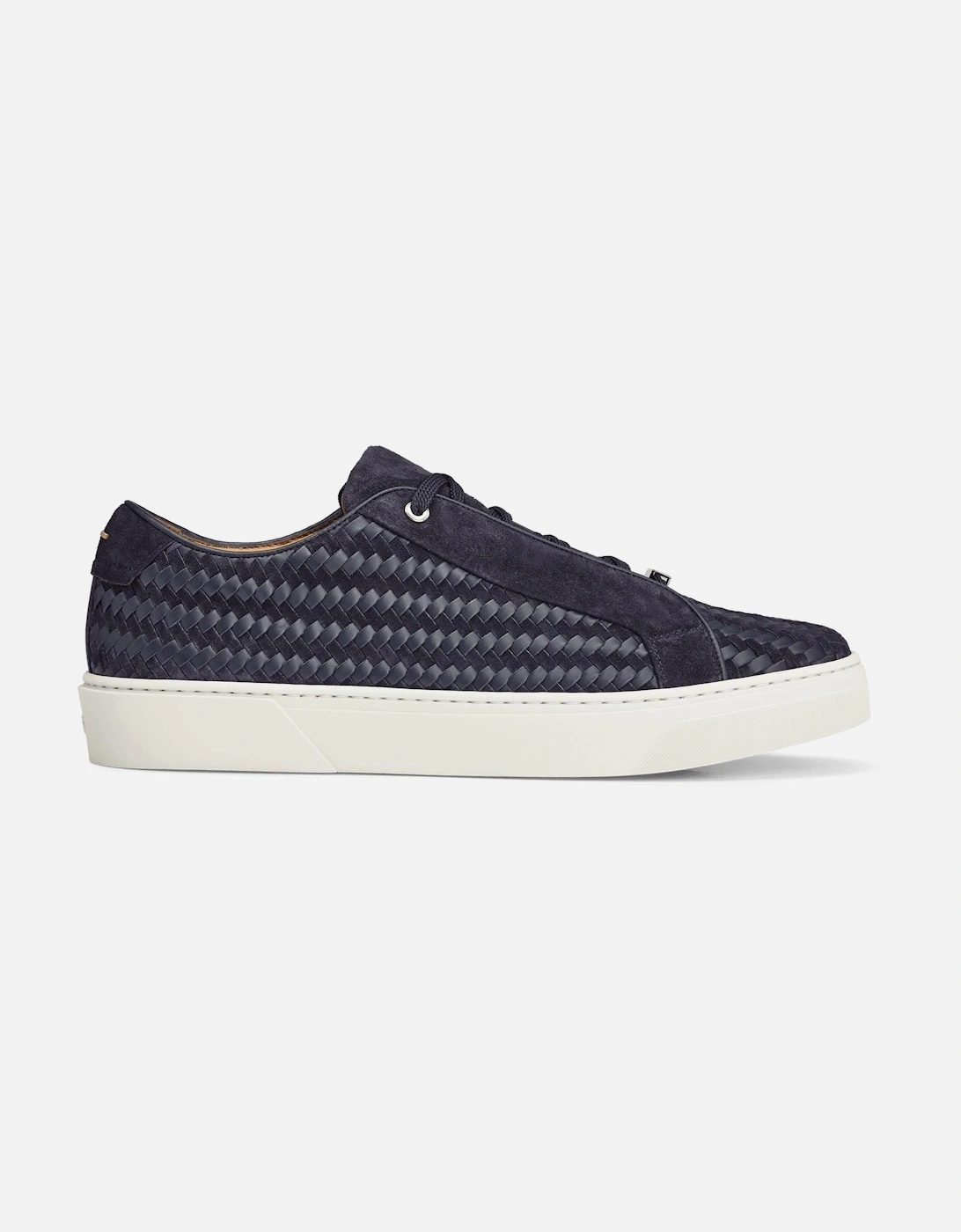 Gary Italian Made Woven Trainers, 6 of 5