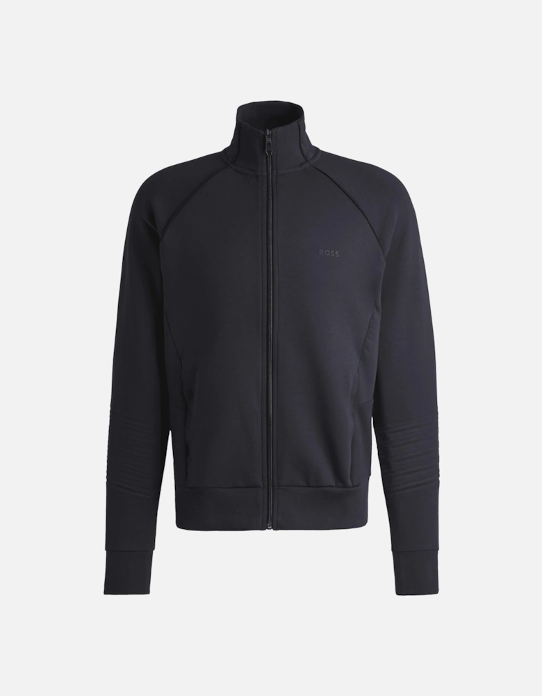 Stretch-Cotton Zip-Up Sweatshirt