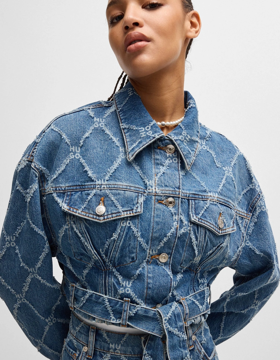 Cropped Denim Jacket