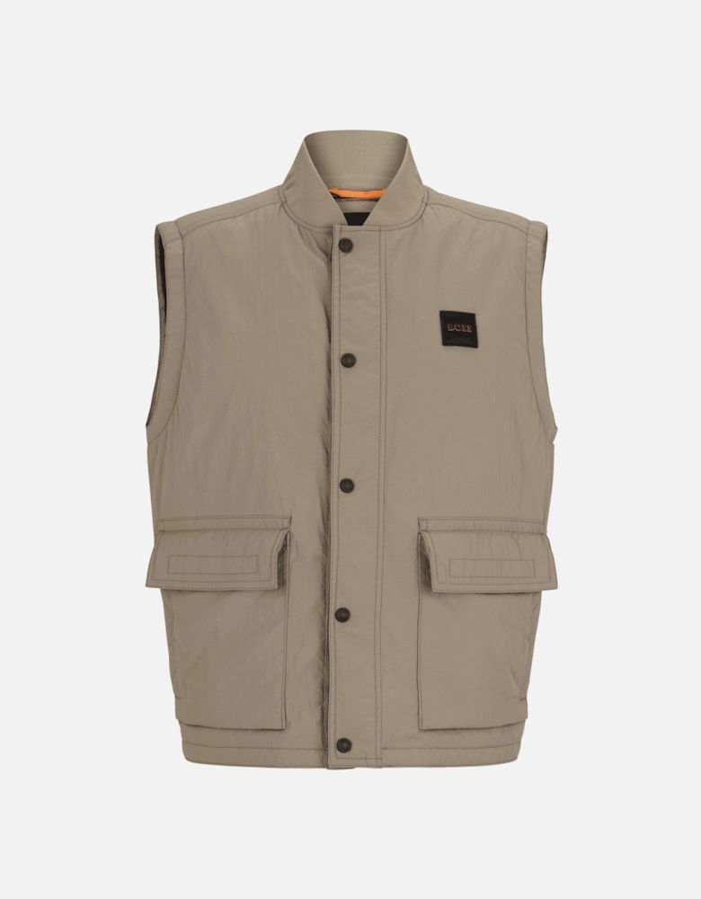 Logo Badge Water-Repellent Gilet