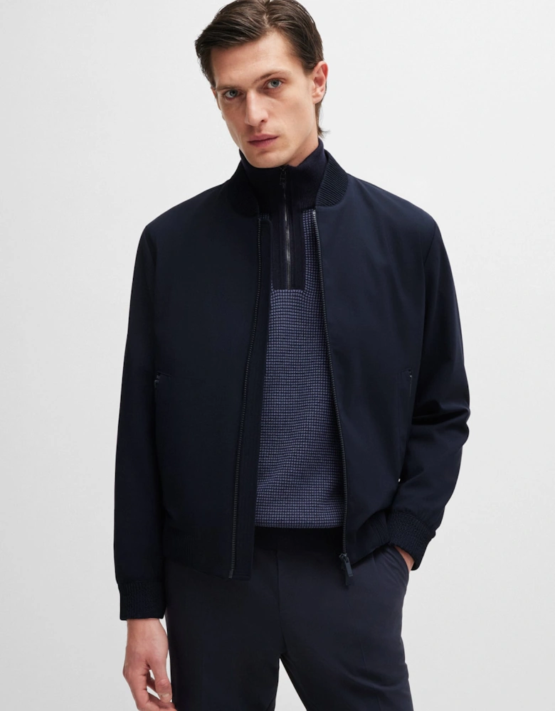 Slim-Fit Blouson Jacket