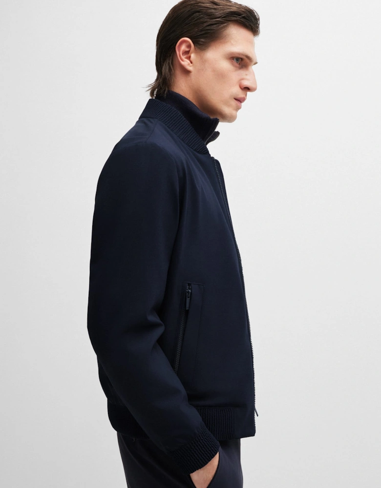 Slim-Fit Blouson Jacket