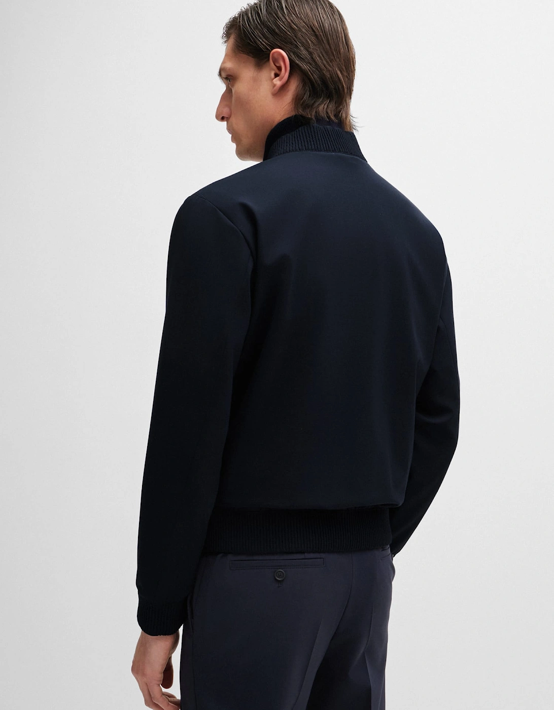 Slim-Fit Blouson Jacket