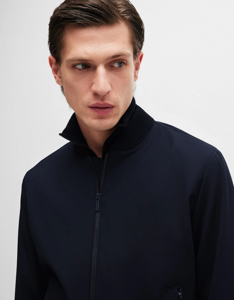 Slim-Fit Blouson Jacket