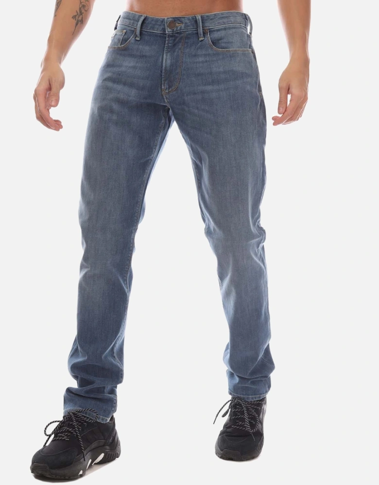 J06 Slim-Fit Washed Jeans