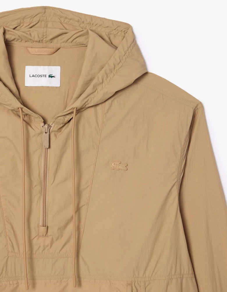 Lightweight Water-Repellent Hooded Jacket