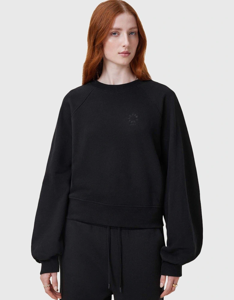 Dani Haven Embroidered Sweatshirt - Black