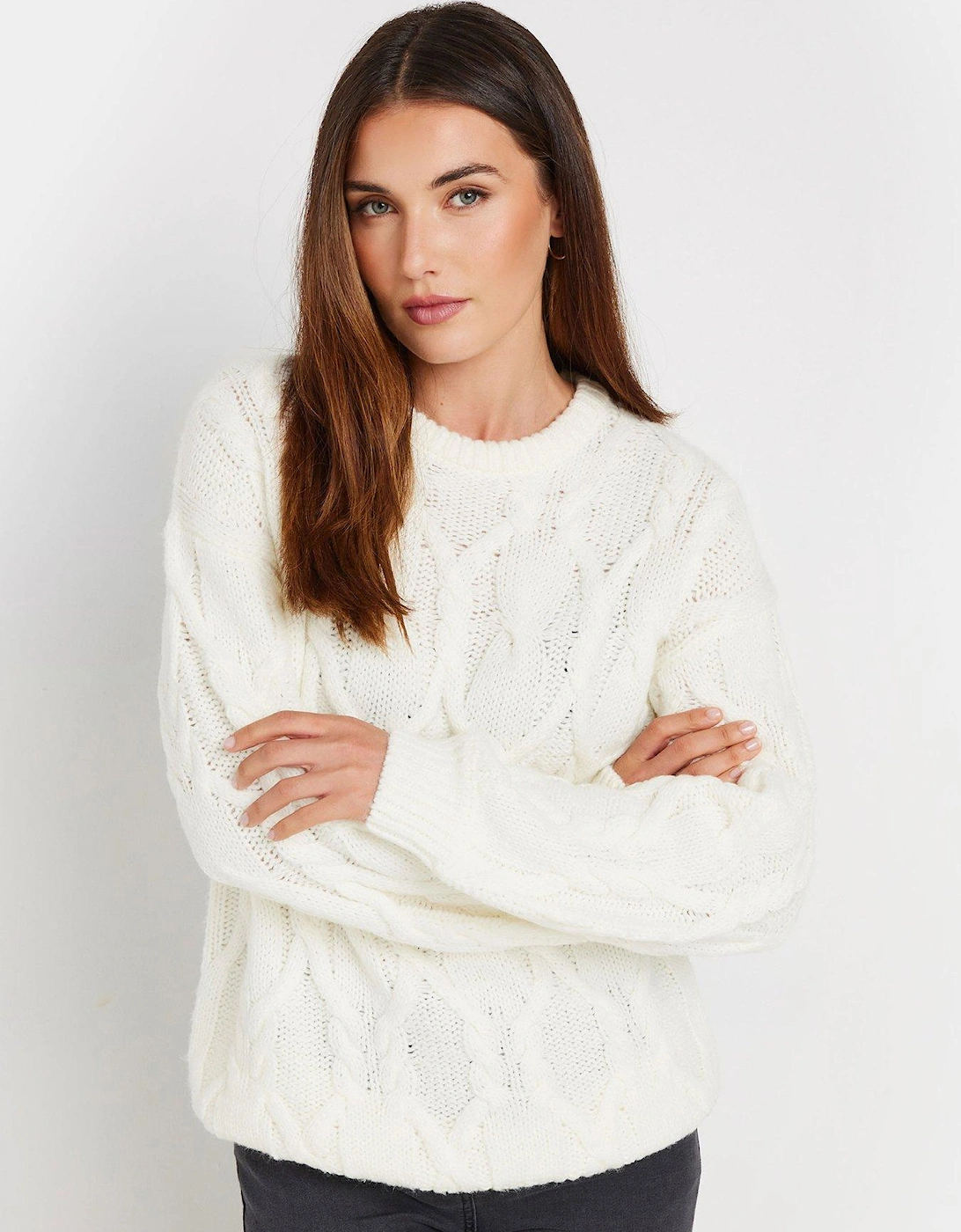 Cable Knit Jumper - Ivory, 2 of 1