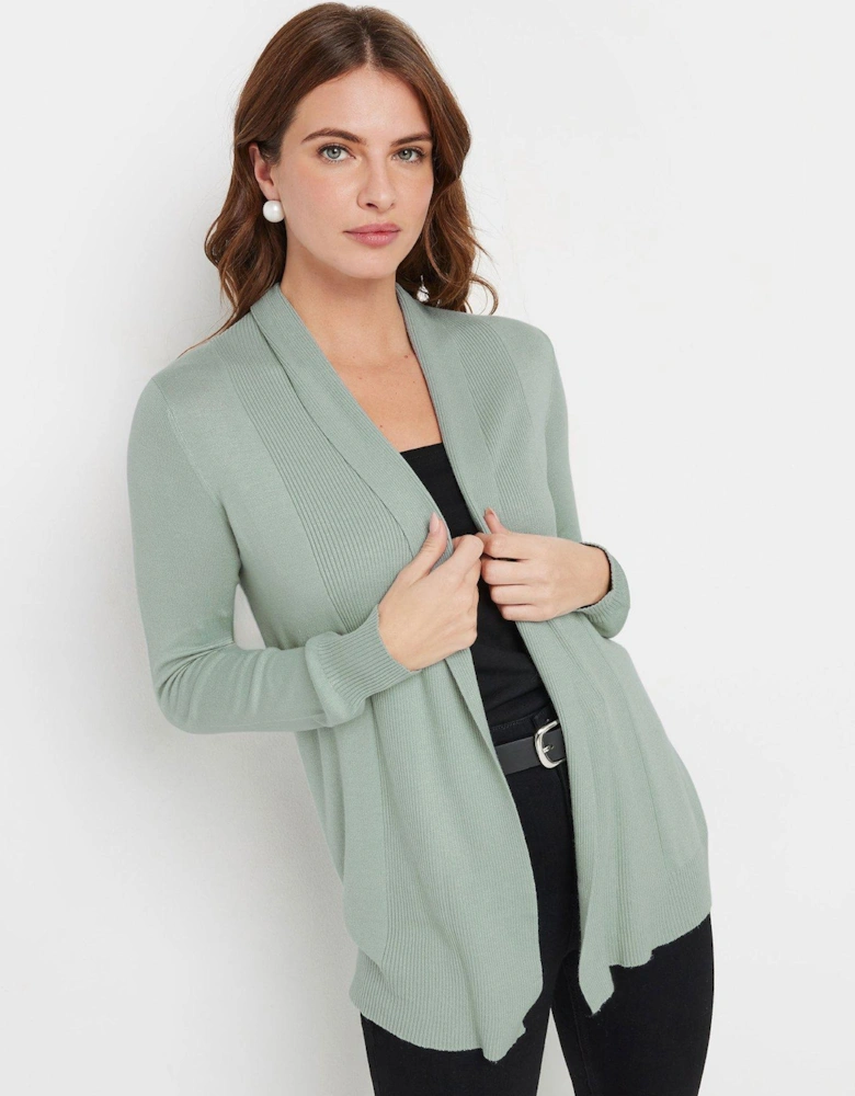 Shawl Collar Cardigan - Green