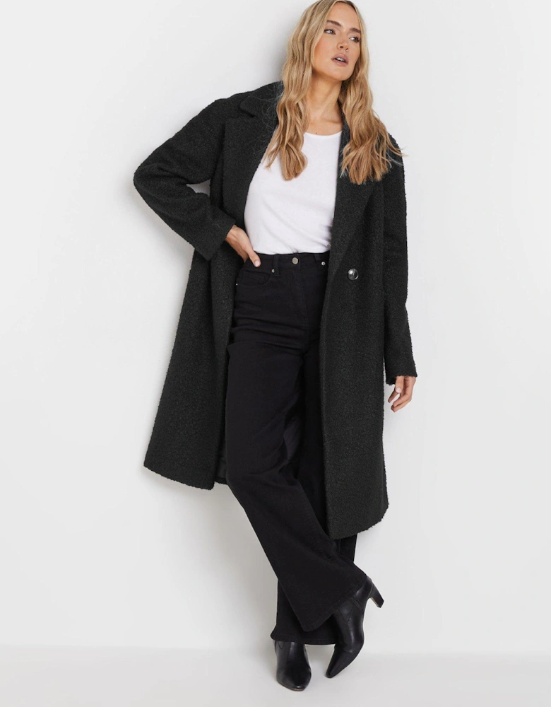 Crombie Wrap Coat - Black