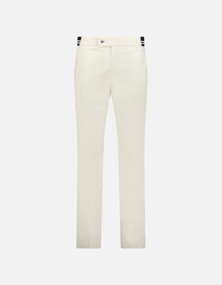 Chino Logo Trousers White