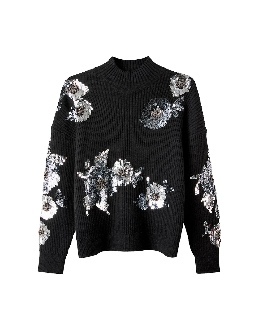 Sequin Jumper - Black